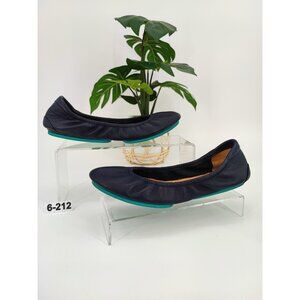 Tieks By Gavrielli Women's California Navy Blue Leather Ballet Flats Size 6 US